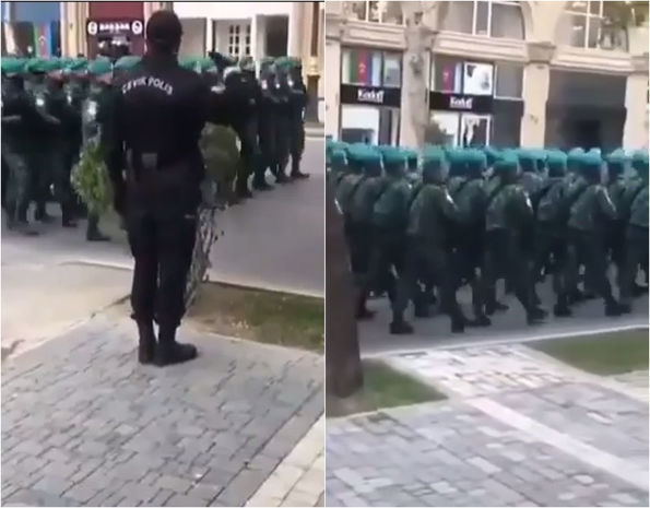 Новые кадры подготовки к грандиозному военному параду в Баку - ВИДЕО