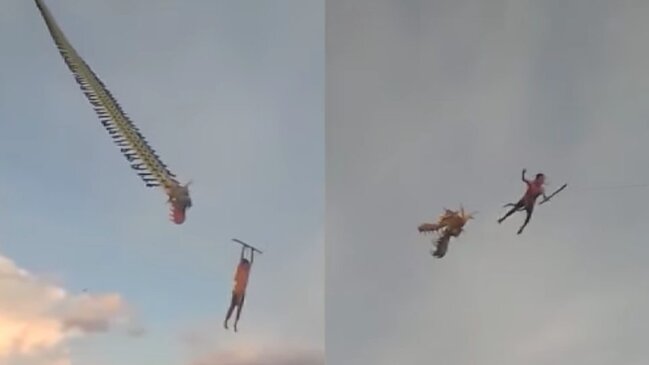 Çərpələng 12 yaşlı uşağı uçurtdu, qolları altı yerdən qırıldı - VİDEO