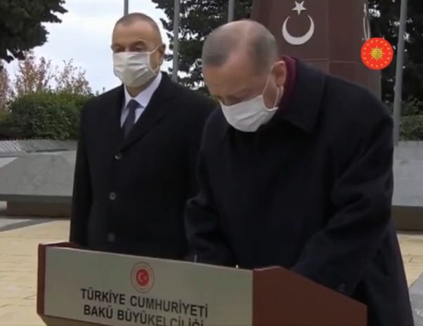 Türkiyə Prezident Administrasiyası Şəhidlər Xiyabanından paylaşım etdi – VİDEO