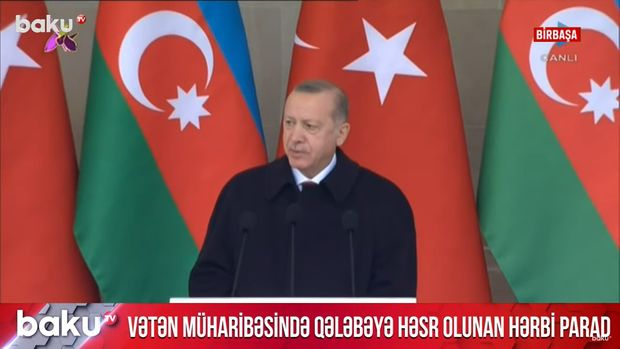 Ərdoğandan təsirli sözlər: “Şuşanın başının üzərindəki duman artıq dərdli deyil”