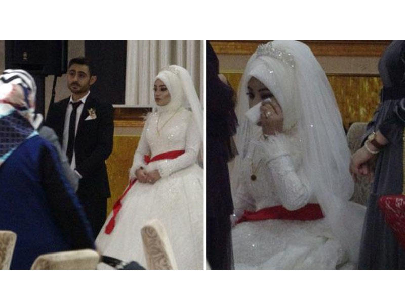 Gizli toya polis basqını - Gəlin göz yaşlarını saxlaya bilmədi - FOTO