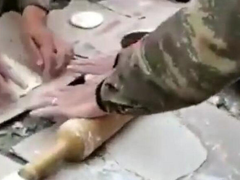 Əsgərlərimiz Qubadlıda QUTAB BİŞİRDİLƏR - VİDEO