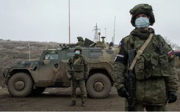 Миротворцы в Карабахе оборудовали посты наблюдения защитными средствами