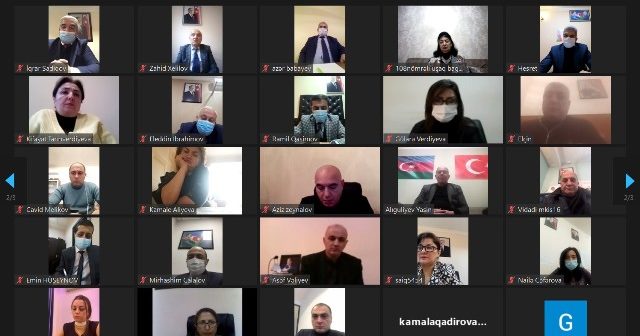 Nəsimi rayonunda Heydər Əliyevin anım gününə həsr olunmuş onlayn tədbir keçirilib-FOTO