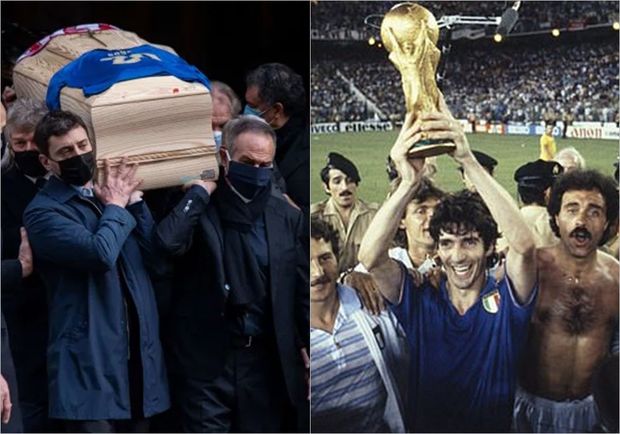 Əfsanəvi futbolçu Rossi dəfn edilərkən evi qarət olunub