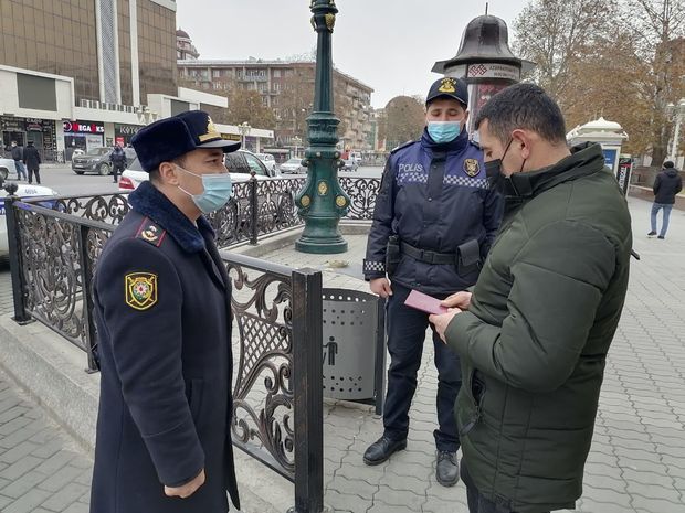 Gəncə şəhər Baş Polis İdarəsinin əməkdaşları tərəfindən reyd keçirildi - FOTO
