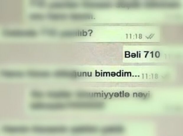 ​BAKIDA Qadın sürücü ilə kişi avtomobil ustasının bu “WhatsApp” yazışması ÖLKƏ GÜNDƏMİNİ SİLKƏLƏDİ! – FOTO