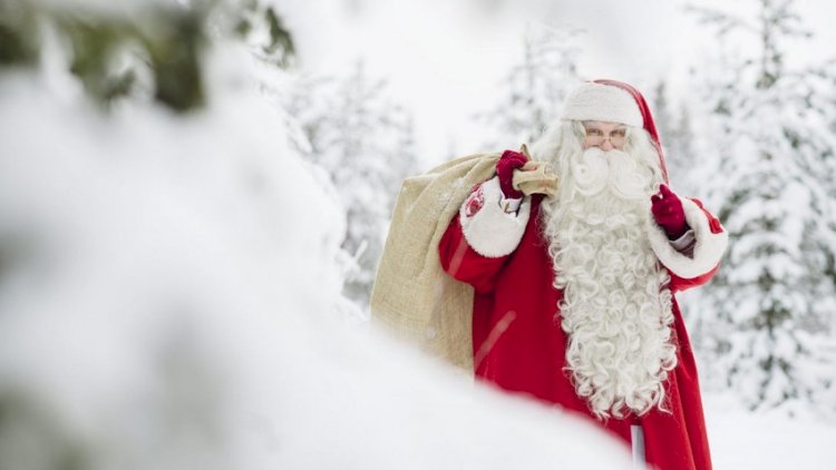 ÜST: Uşaqlar Şaxta Baba ilə məsafə saxlamalıdır