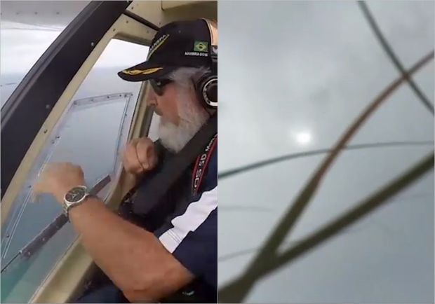 Təyyarədə pilotun əlindən düşən “iPhone” səmada öz “uçuşunu” qeydə aldı - VİDEO