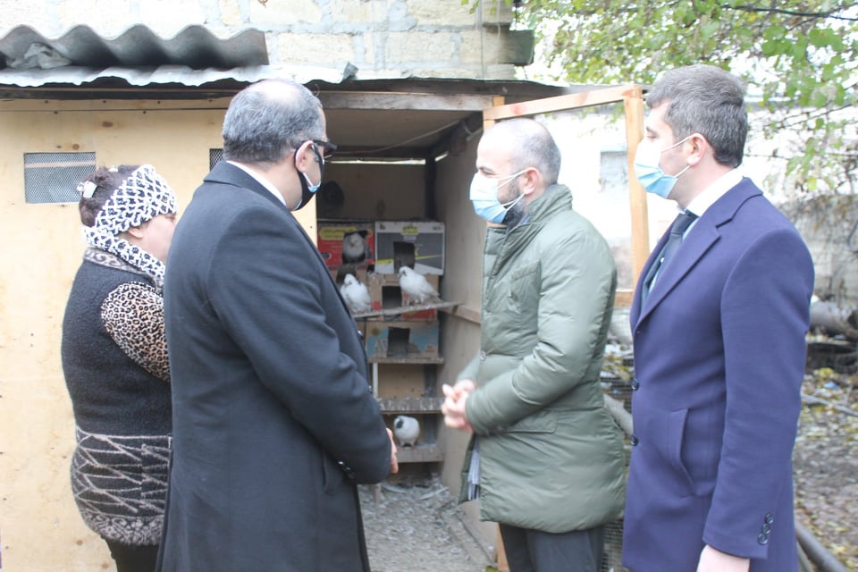 Bərdədə ŞƏHİD ailələri ziyarət edilir - FOTOLAR