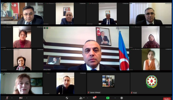 Azay Quliyev seçicilərlə videogörüş keçirib