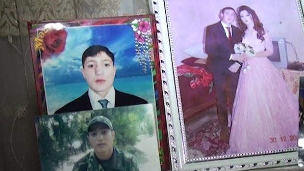 Həyat yoldaşının ad günündə evinə şəhid kimi dönən igidimiz - VİDEOREPORTAJ