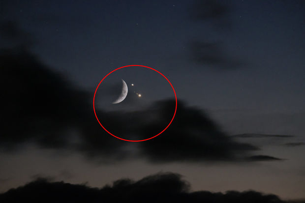 Yupiter və Saturnun “böyük qovuşması” kosmosdan qeydə alındı - FOTO