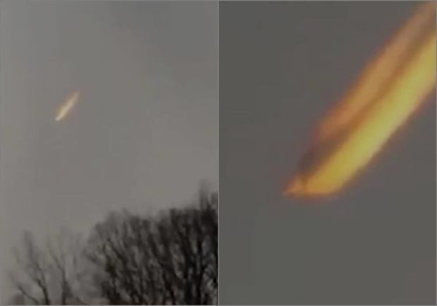 Странный огненный метеор заметили в небе над Вирджинией - ВИДЕО