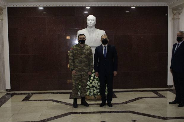 Vətən Müharibəsində iştirak edən Orxan Aydınov ilə görüş keçirildi - FOTO