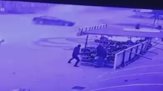 Azərbaycanda baş verən ağır qəzanın görüntüləri - ANBAAN VİDEO