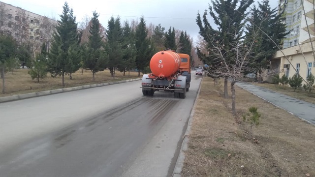 Mingəçevir şəhərində Koronovirusla mübarizə gündəlik olaraq gücləndirilmiş şəkildə davam etdirilir