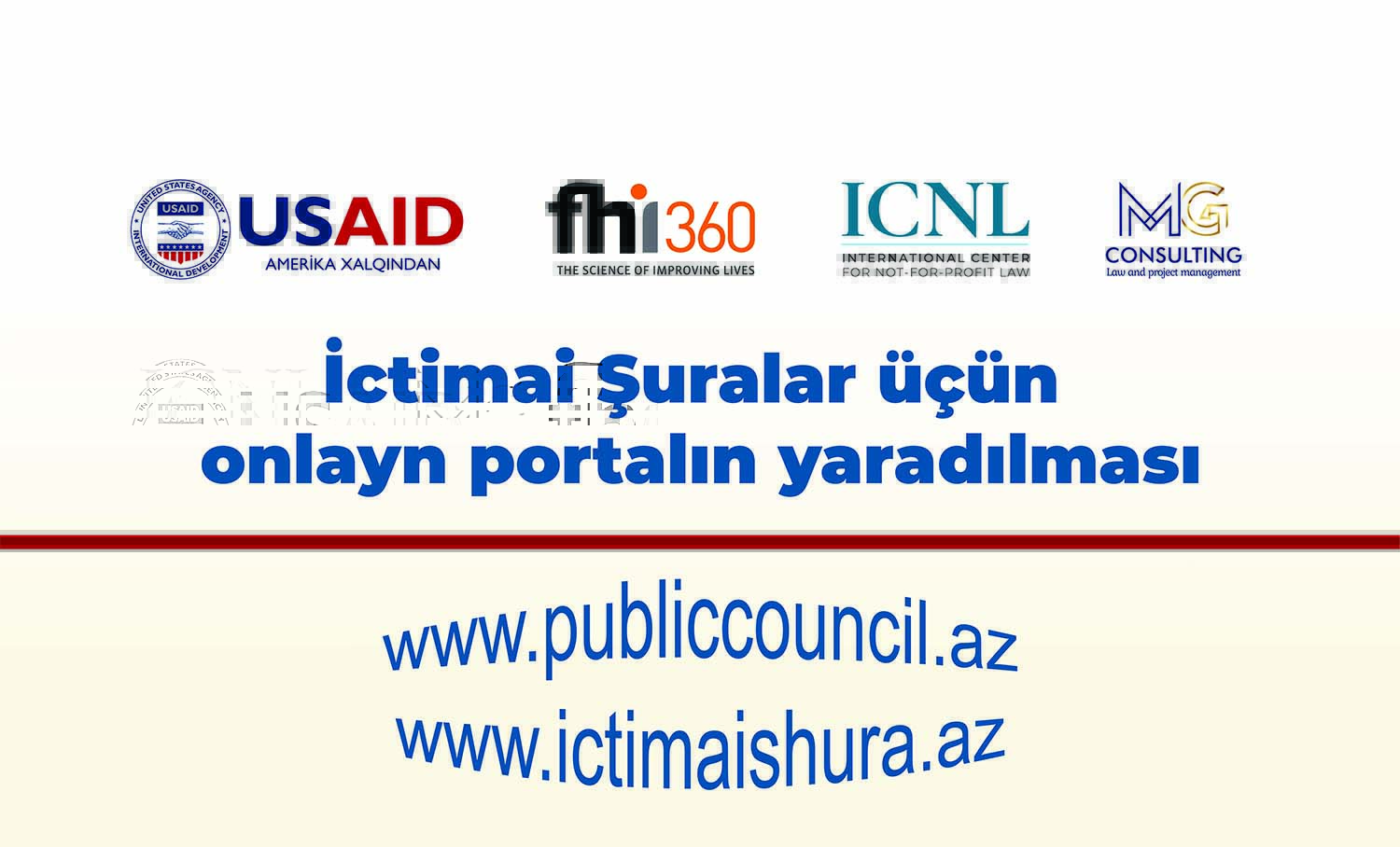 İctimai Şuralar üçün onlayn portalın yaradılması