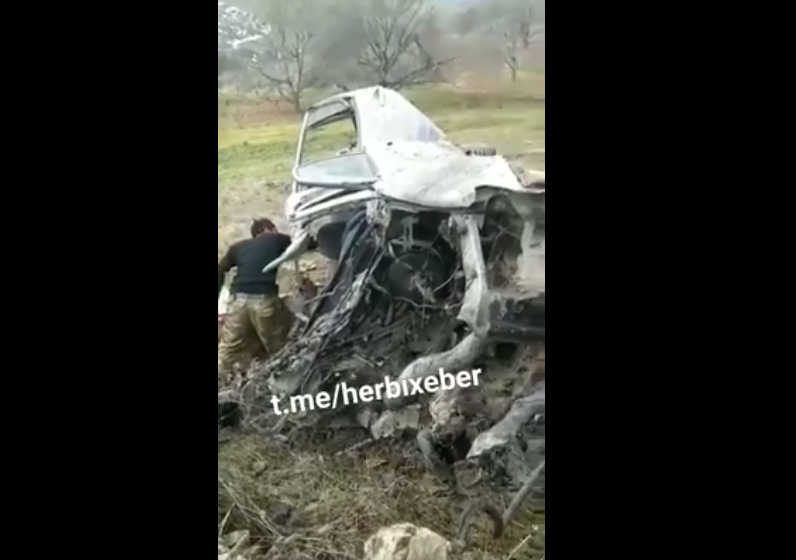 Tabor komandirimizin şəhid olma anının VİDEOSU YAYILDI