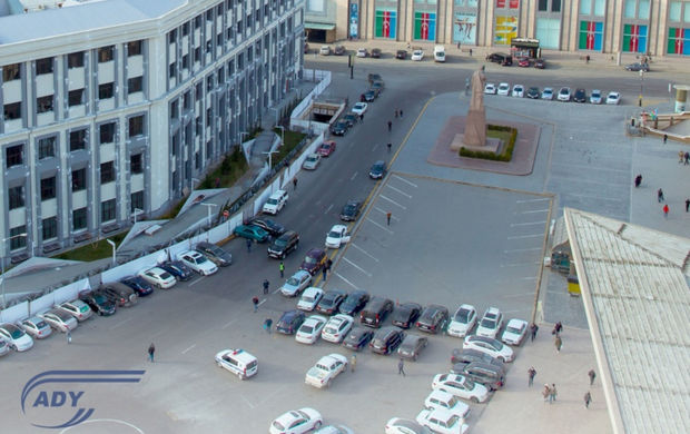 Dəmir Yolu Vağzalında yenilik: Müasir parklanma sahələri yaradılır - FOTO