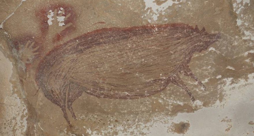 В Индонезии нашли древнейший наскальный рисунок