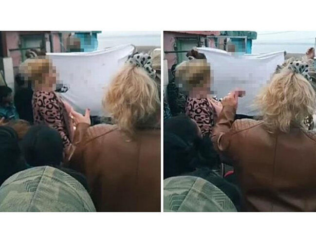 BİABIRÇILIQ: Gəlin bakirə çıxdığından, küçədə OYNADILAR- VİDEO