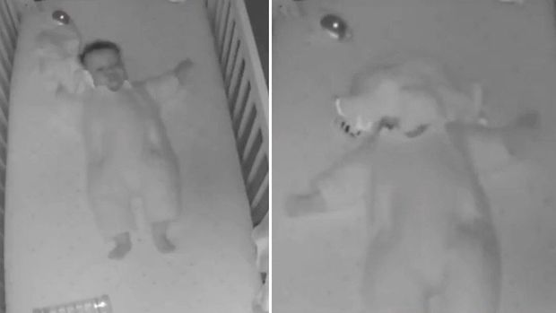 Младенец чуть не погиб из-за одеяла в кроватке - ВИДЕО