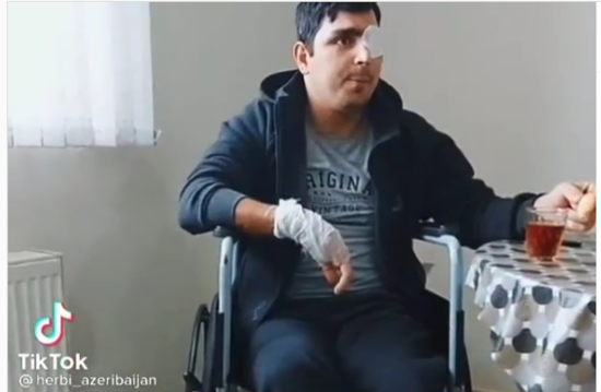 Müharibədə bir ayağını, bir gözünü və üç barmağını itirən QAZİMİZ- VİDEO