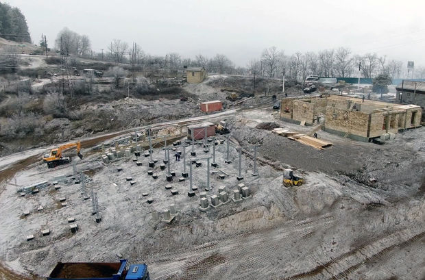 Şuşada yeni yarımstansiya tikilir - VİDEO