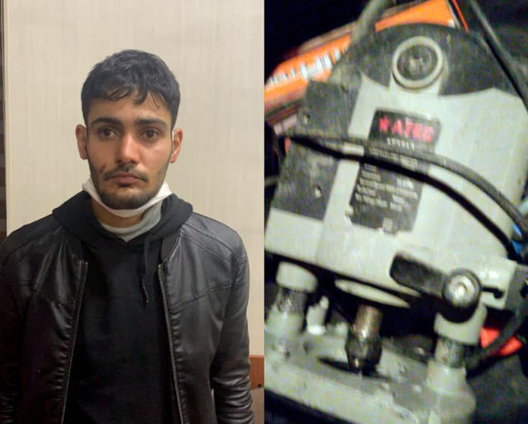 Bakıda altı evdən oğurluq edən şəxs saxlanılıb - FOTO/VİDEO