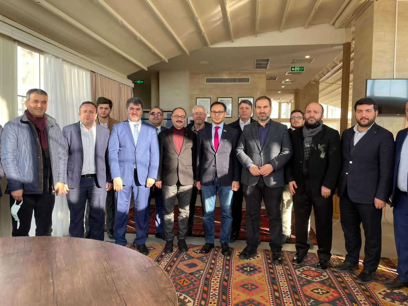 Deputat Ramil Həsən Türkiyədən gələn böyük nümayəndə heyəti ilə görüşdü - FOTOLAR