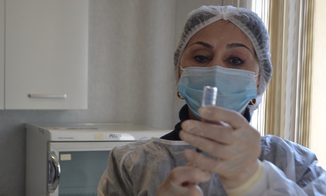 Mingəçevirdə COVİD-19 virusuna qarşı vaksinasiyaya başlandı