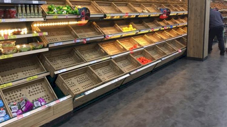 Bu dəfə fransızlar marketləri boşaltdılar - Foto