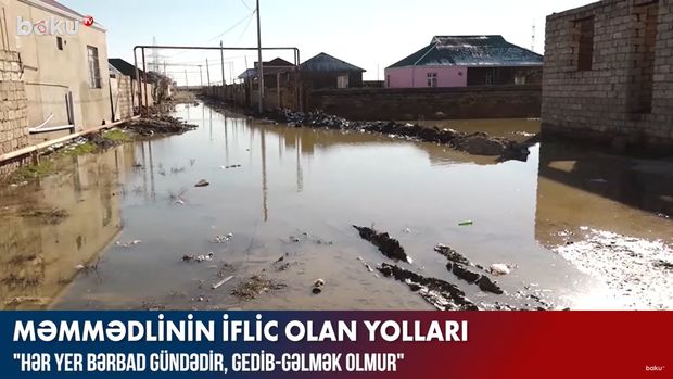 Məmmədlinin iflic olan yolları - VİDEO