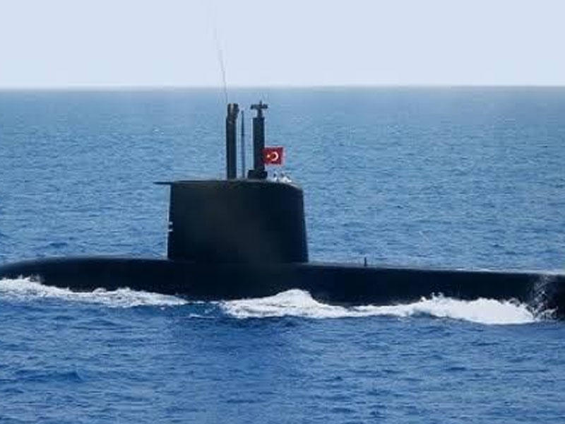 Türkiyə sualtı qayığı yerli raketin sınaq atışını keçirib - VİDEO