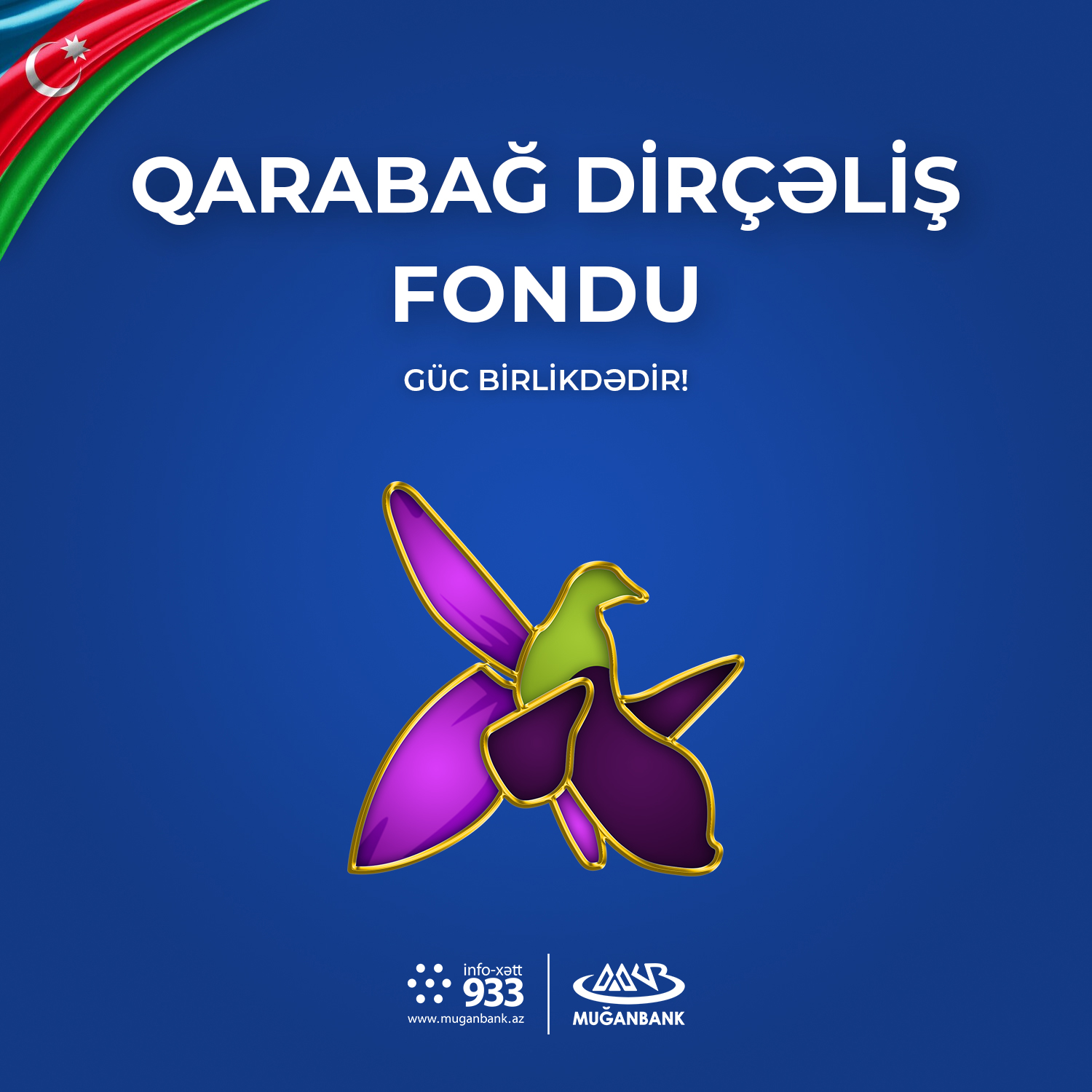 “Muğanbank” ASC Qarabağ Dirçəliş Fonduna 100 000 AZN köçürdü