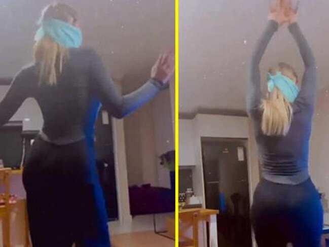 Aparıcı rəqs VİDEOSU ilə gündəm oldu - FOTO