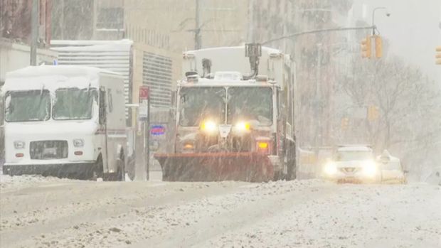 ABŞ-da yağan güclü qar Baydenin planlarını pozdu - VİDEO