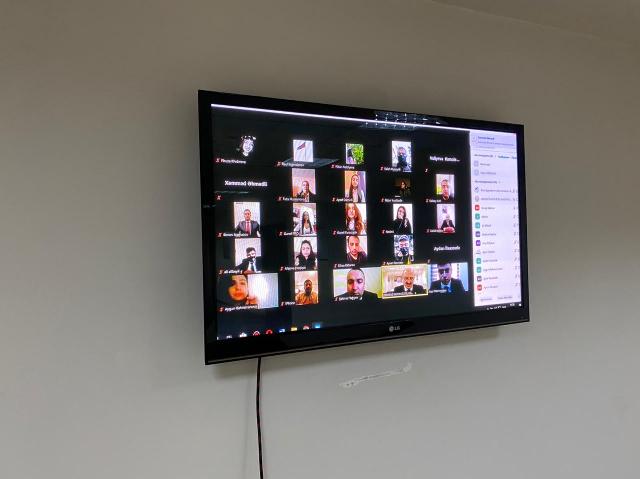 Nəsimi rayonunda Gənclər Günü ilə bağlı video-görüş keçirildi