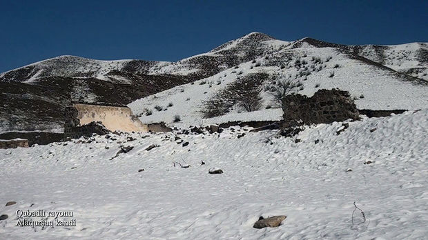Qubadlının Alaqurşaq kəndindən görüntülər - FOTO/VİDEO
