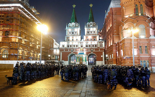 Moskvada etirazlar yenidən başladı - Canlı