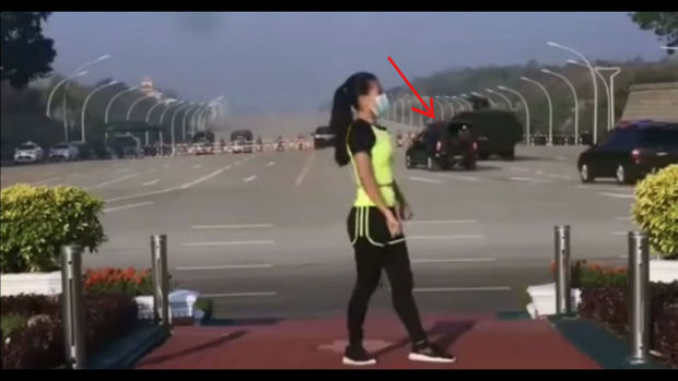 Məşq videosu hazırlayarkən çevrilişin ilk anlarını qeydə aldı - VİDEO