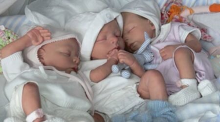 Azərbaycanda 19 il uşaq həsrəti çəkən ailənin üçəmləri OLDU - FOTOLAR