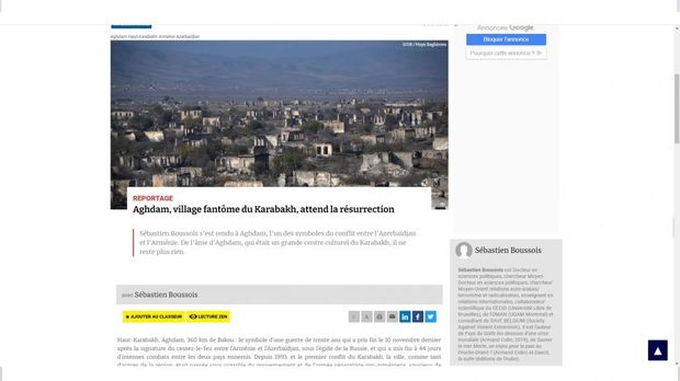 Fransanın “Atlantico” portalı: “Qarabağın kabus şəhəri Ağdam dirçəlişini gözləyir”