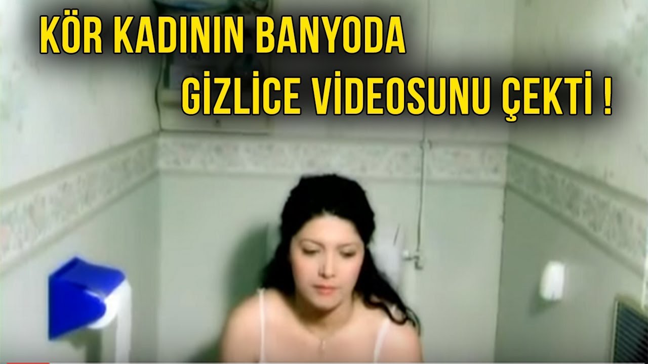 Hamamda onu  videoya çəkən qıza görmə məhdudiyyəti olan qadın görün nə etdi - VİDEO