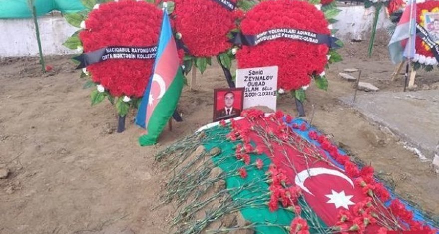 Похоронен военнослужащий, погибший в результате взрыва в Агдаме - ФОТО