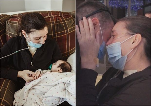 Komada olan qadın uşaq dünyaya gətirdi - FOTO/VİDEO