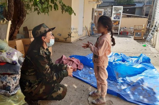 Türkiyəli mütəxəssislər Vətən müharibəsində psixoloji problemlər yaşayan vətəndaşlara yardım edir - FOTO