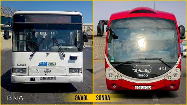 Daha bir marşrut xətti “BakuBus” avtobusları ilə icra ediləcək - FOTO