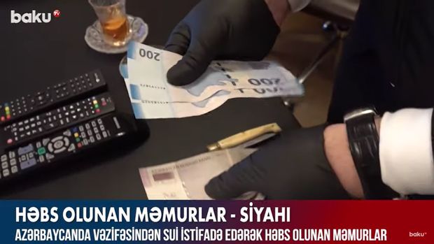 Azərbaycanda vəzifəsindən sui istifadə edərək həbs olunan məmurlar – VİDEO